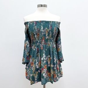 Angie Off-Shoulder Boho Peasant Top